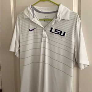 LSU polo shirt
